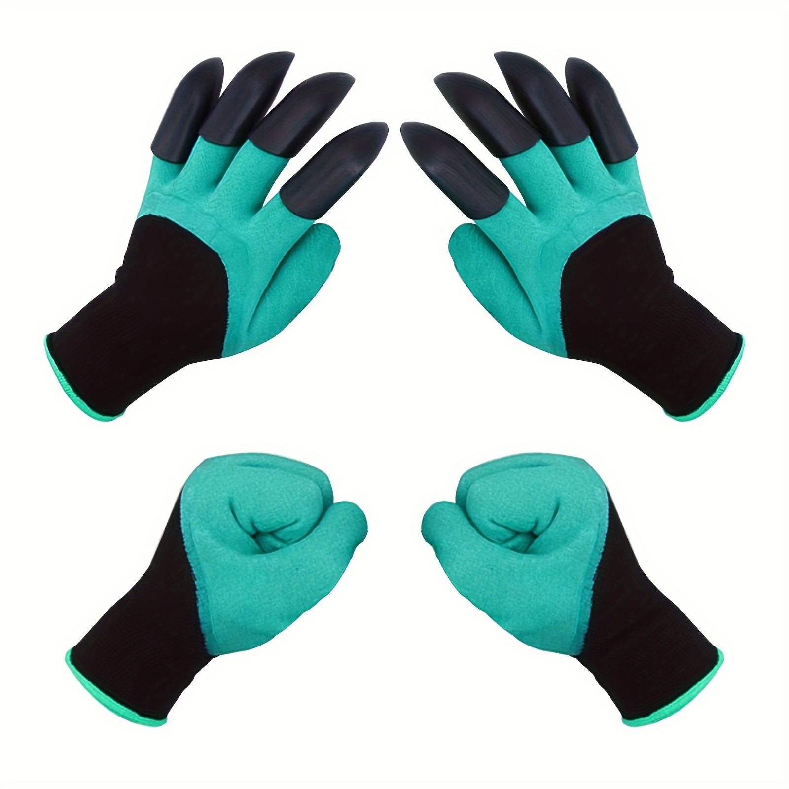 1 pair waterproof gardening gloves claws designed digging - Temu Mauritius