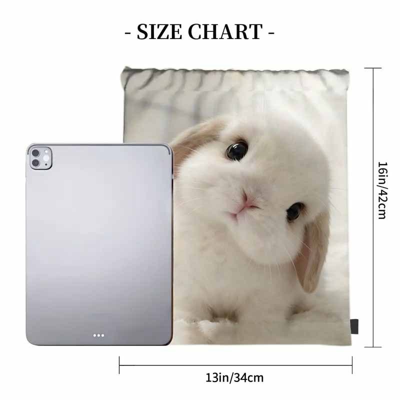 Bunny Plush Toy & Backpack, Soft Stuffed Rabbit Doll