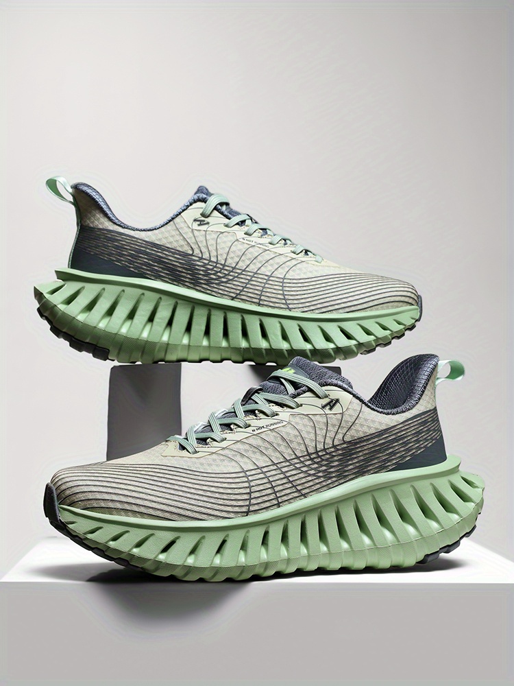 [sneakers] Men'S Outdoor Trail Running Shoes | Breathable, Lightweight, Shock-Absorbing, Fabric Upper & Sole, Lace Closure, All-Season, Casual & Sports Style - N·Hot
