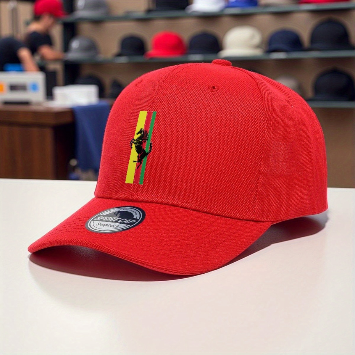 1 stuk Charles Leclerc 16 F1 2024 Vintage Print Baseballpet