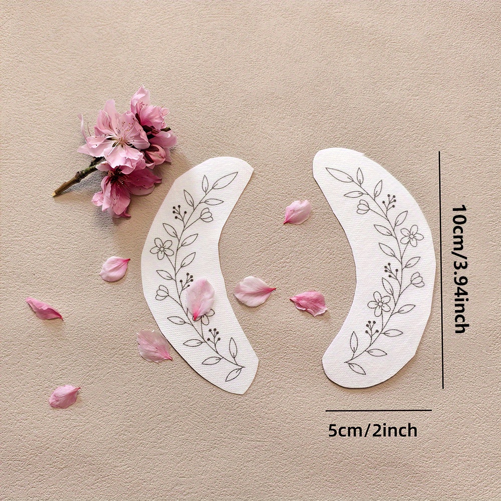 10pcs Water-Soluble Embroidery Kits for Beginners and Professionals