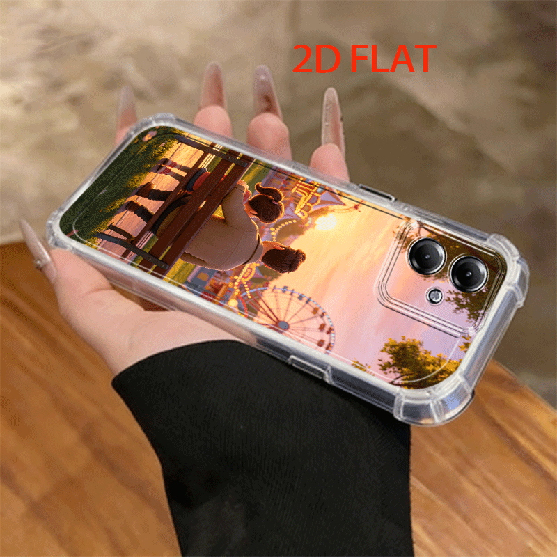 품목 사진 휴대폰 케이스 -   아버지와 딸의 일몰 동반 따뜻한 시간 휴대폰 케이스 및 쉘, 2d 평면 디자인 맞춤형 moto edge 30/edge 30 neo/ /edge 50/edge 50 fusion/edge 50 neo/edge 50 pro 5g/g04/g13/g23/g40 fusion/g5에 적합