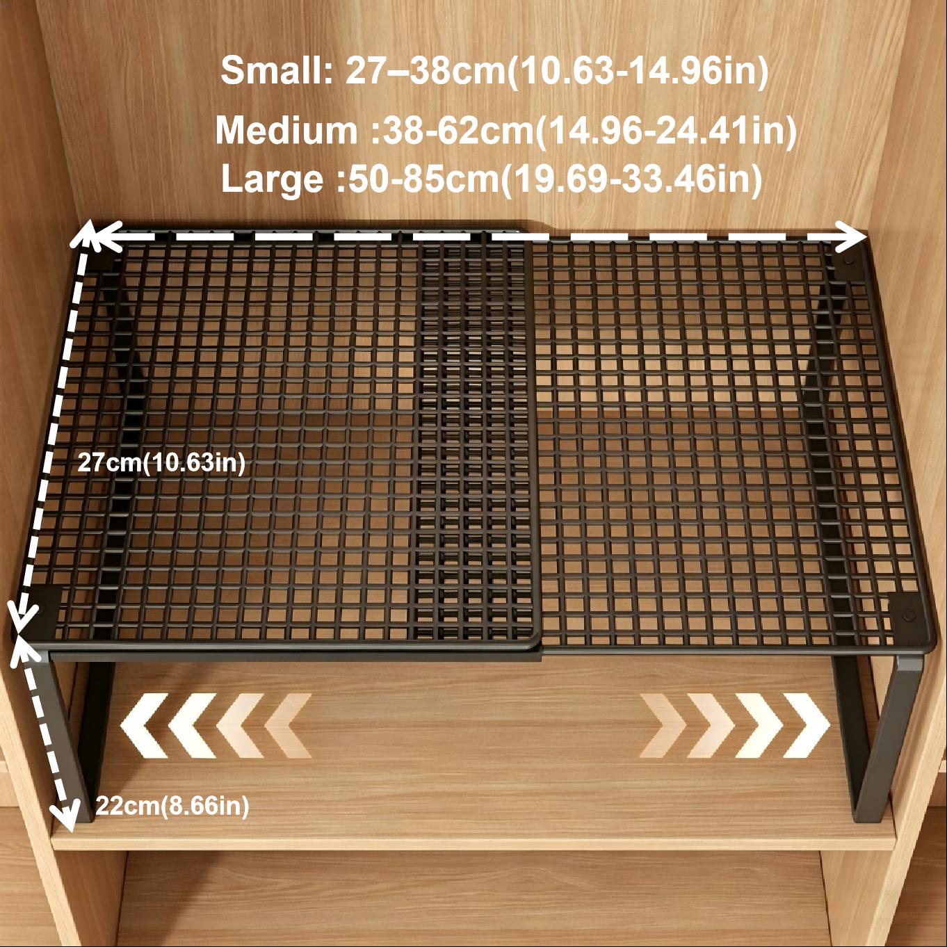 Multi-Layer Stackable Telescopic Storage Rack