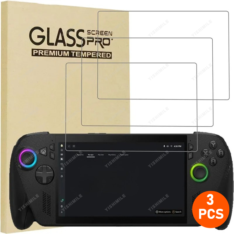 TEMU Ensemble de 3 protections d'écran en verre trempé conçues pour ROG X 2025 et pour X 2024/2023, avec un film anti-rayures pour Asus 7. Ces
