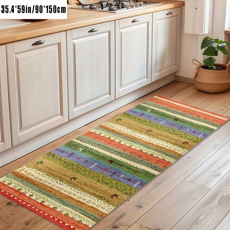 Milano Rugs Flurläufer – Rutschfeste Türmatte, Polypropylen, Mehrfarbig, Maschinenwebung