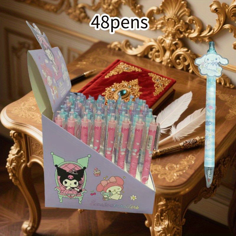 48 pens ballpoint pens suitable for all     school supplies for girls adorable pencils cute mechanical pencils for   pen for   stationery for   items for   pencil for   for   items   products kawaii stuff zb88 Product details 0
