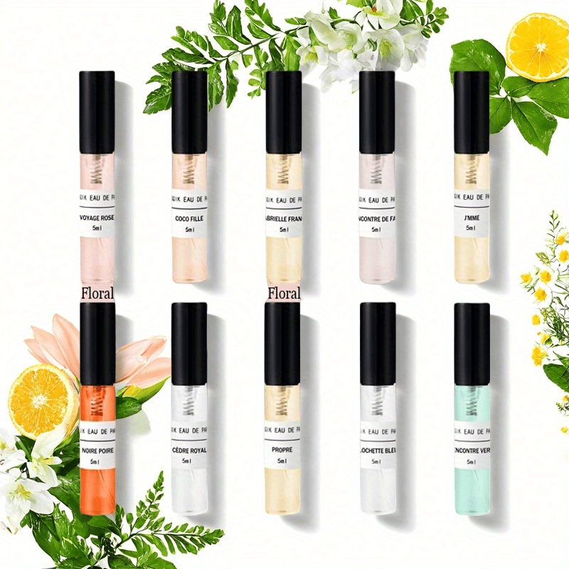 20pcs Women'S Perfume Gift Set, Men'S Perfume Set Mini Perfume, Travel Perfume, Long Lasting Fragrance, Floral Oriental Fruity Fougere Green Chypre Aromatic New Year Perfume Gift Must-Have Cheap Girly Items Unisex Perfume