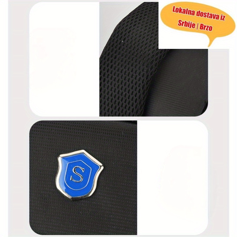 Veliki putni za muškarce, dovoljno prostran za računar, sa elegantnim novim dizajnom, savršen za poslovnu i školsku upotrebu