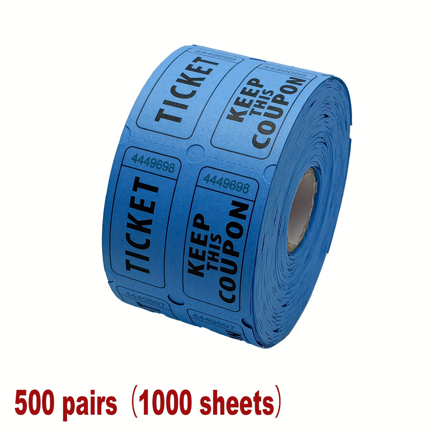 TEMU 1000pcs Game Lottery Tickets Lottery Tickets Opening Celebration Event Tickets Lottery Paper Game Tickets Double-sided Lottery Tickets