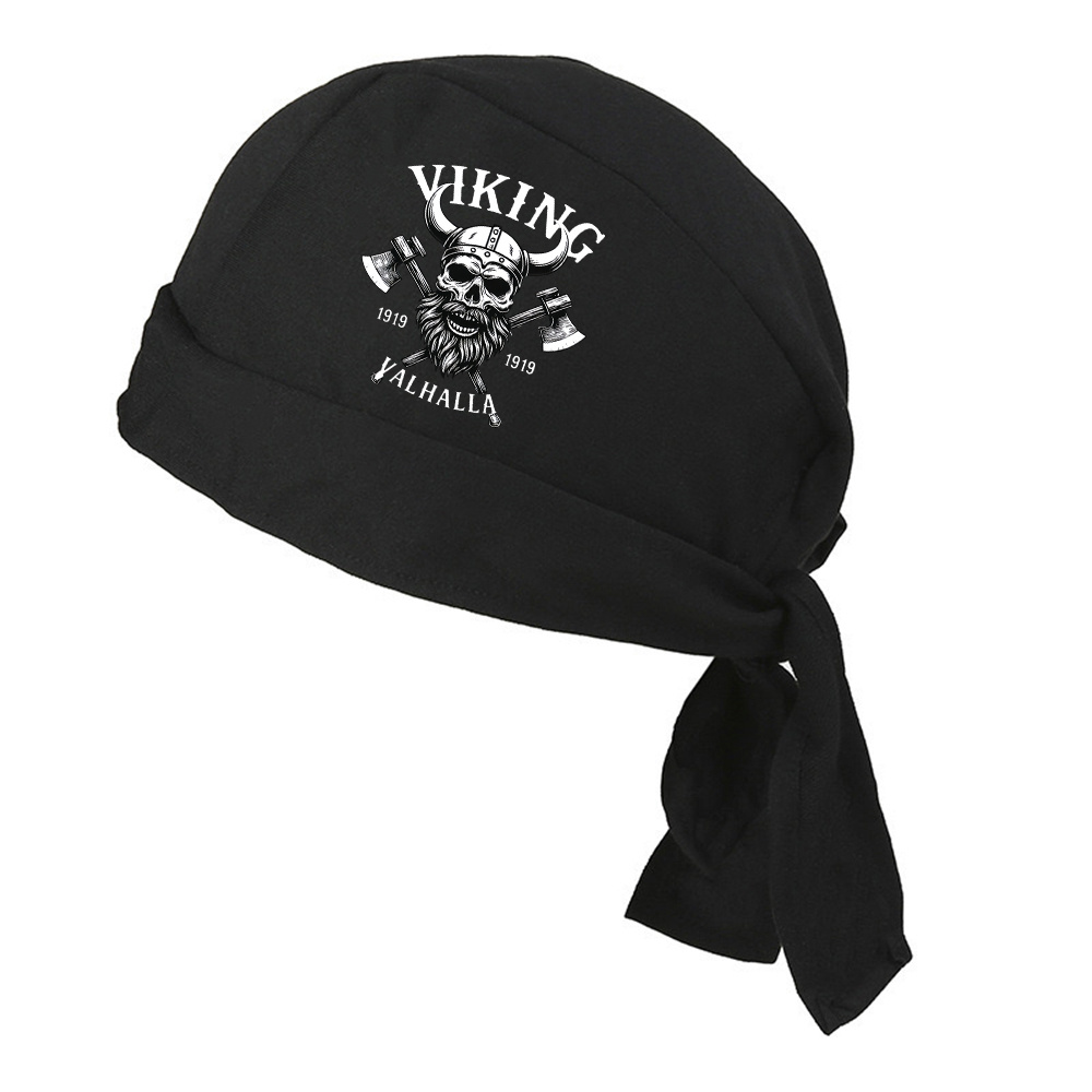 TEMU 1pc Calavera con y Hachas Multi-Uso Pirata Bandana Cabeza Pañuelo Envoltorio para Hombre Cosplay Uso Diario al