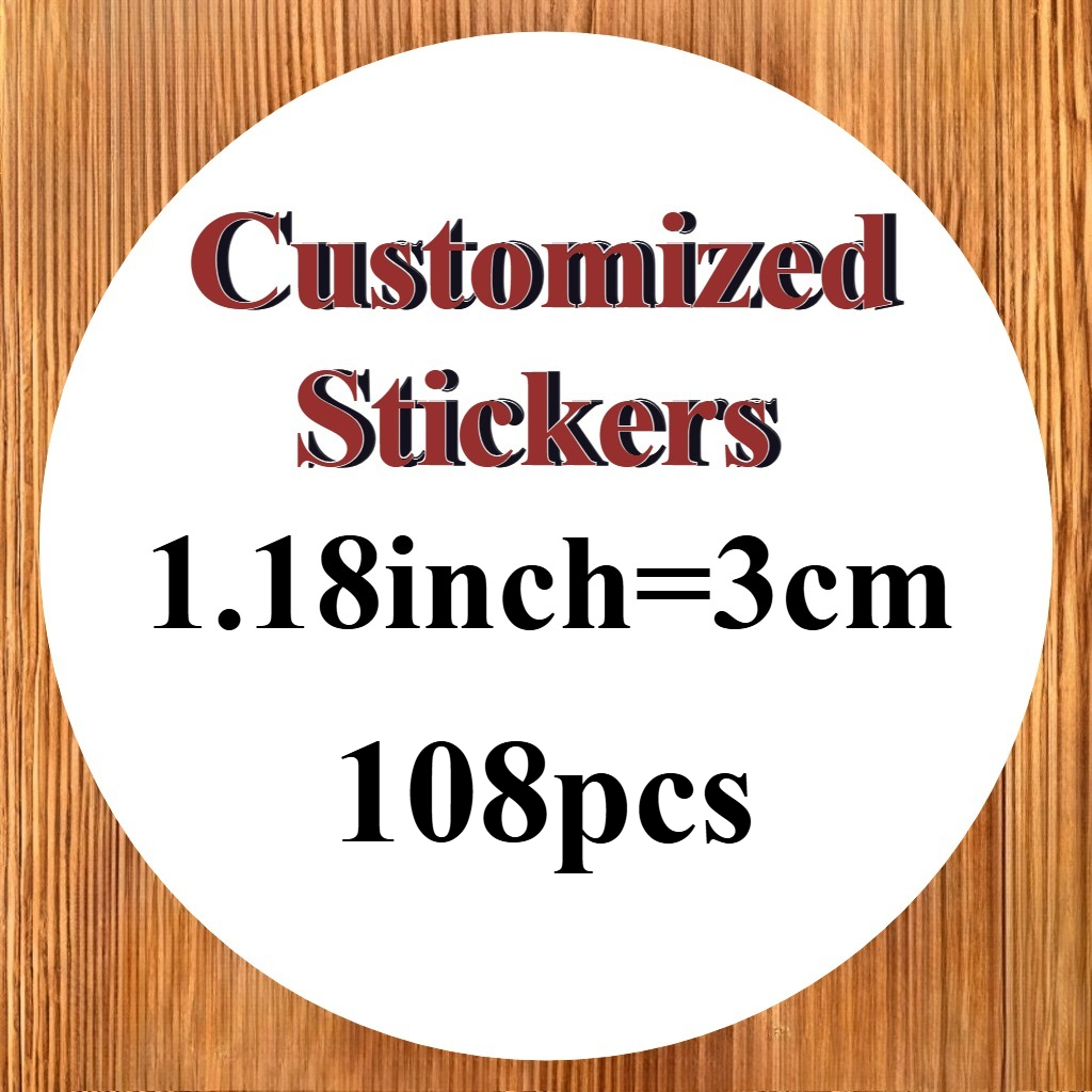 item picture Custom Round White Label Stickers Suitable for Bottles, Milk Tea Cups, Photos & Images - Personalized Glossy/- Suitable for Birthdays, Thank You Cards, Party Invitations - Adhesive Labels for Jars, DIY Crafts, Orders, Open in new tab.