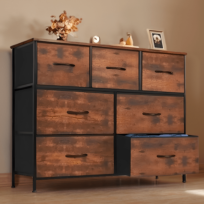 A Large Storage Cabinet With 7/2 Drawers, For Bedroom Clothing Storage, With Partitioned Storage Units, A Tall Dressing Table Fabric Storage Tower, Suitable For Bedrooms, Living Rooms, Foyers, And Offices, Both Beautiful And Practical.