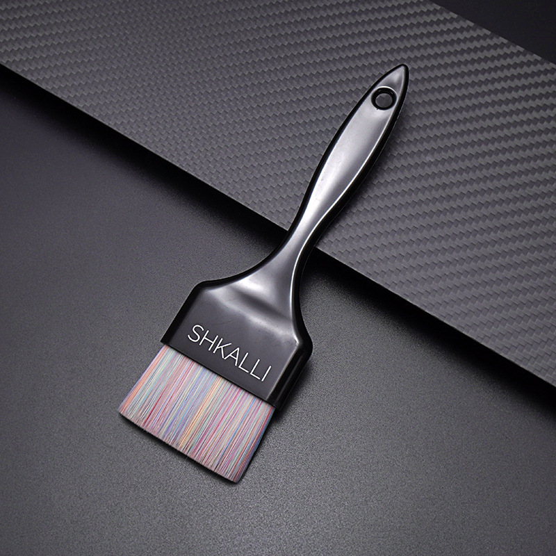 Image of High-quality Hair Dye Brush, Professional Soft Bristle Dyeing Tool For Salons, Balayage Brush For Coloring And In Hairdressing.