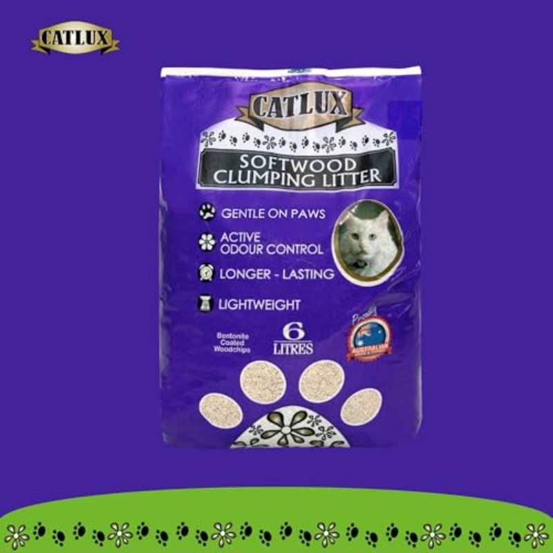 Light Clumping Cat Litter for Cats Natural Softwood Pine Scent