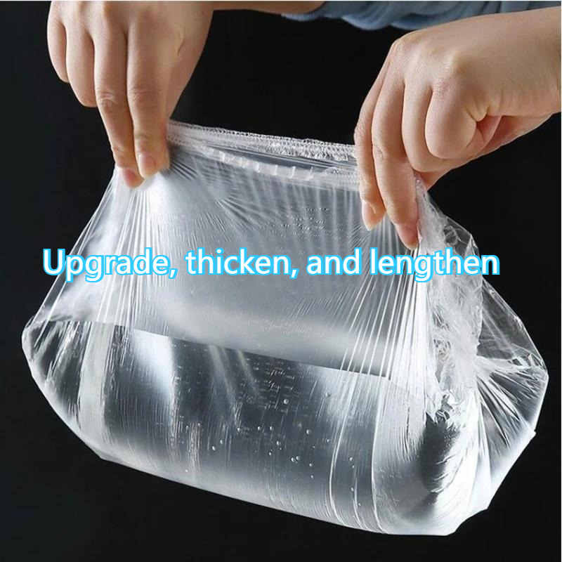 TEMU 99-pack Reusable Thickened Elastic Food-grade Plastic Wrap Covers, Stretchable Plastic Bowl & Plate Sealing Lids, Clear Food Storage Covers For