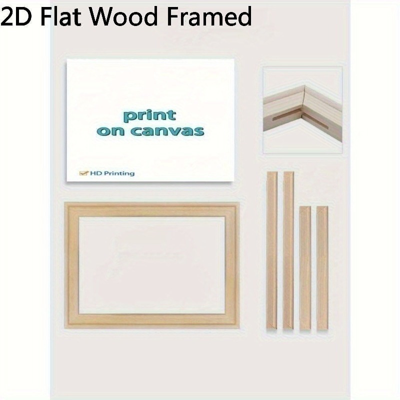 Personalized 2D Flat Custom Poster - Wildflowers Prints Set