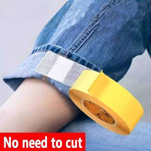 1 roll 275 6 inches cloth tape heavy duty multi functional convenient roll packaging seamless hem modification tape for cutting very suitable for curtains bed sheets fabric clothing