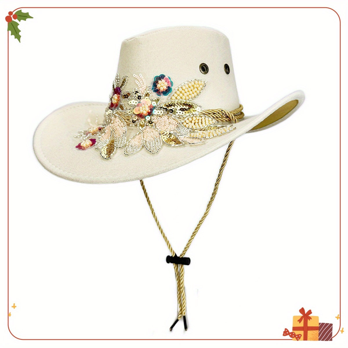 western hats women sold on Temu United States