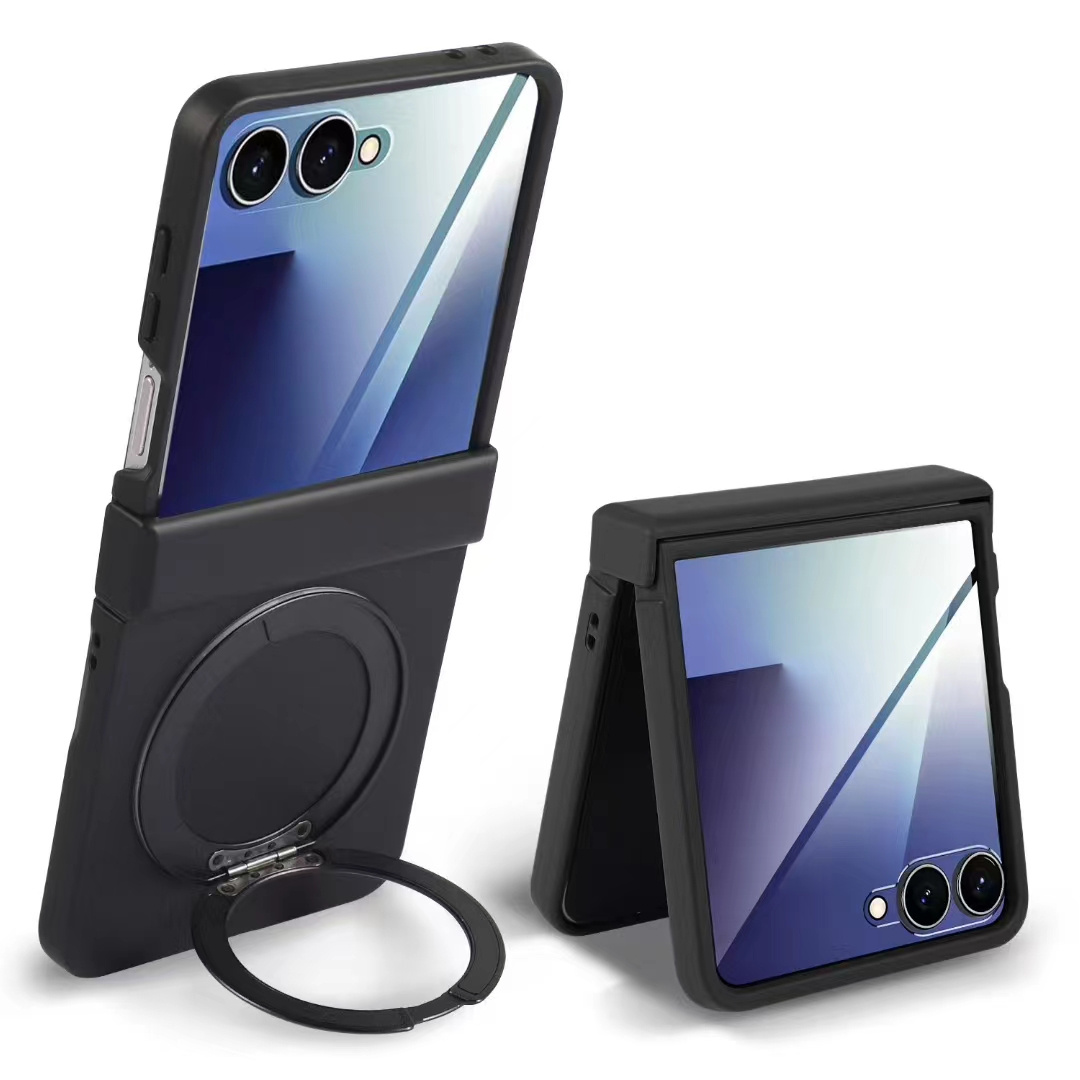 TEMU Phone Case: -one Shell/360Â° Rotating Magnetic Stand/full-body Hinge With Auto-closing Center Hinge Protective Case For Motorola Razr 50/50