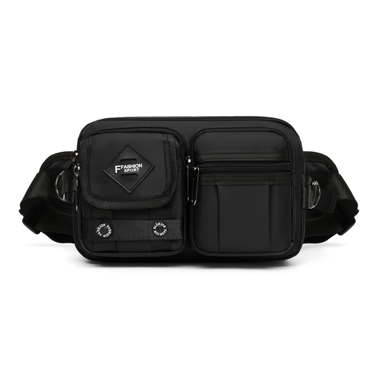 2024 Autumn And Winter New Outdoor Men's Waist Bag Trendy Crossbody Chest Bag Close-fitting Running Sports Cashier Bag Cross-border Male