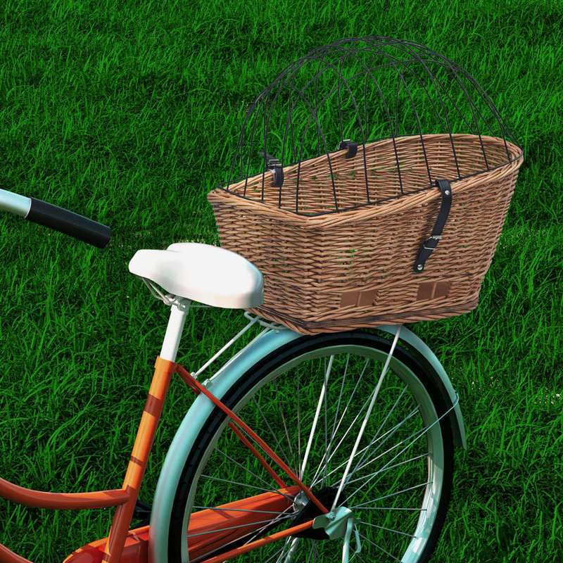 TEMU 55x31x36 Cm Rear Bicycle Basket - Carrying Bulky Items
