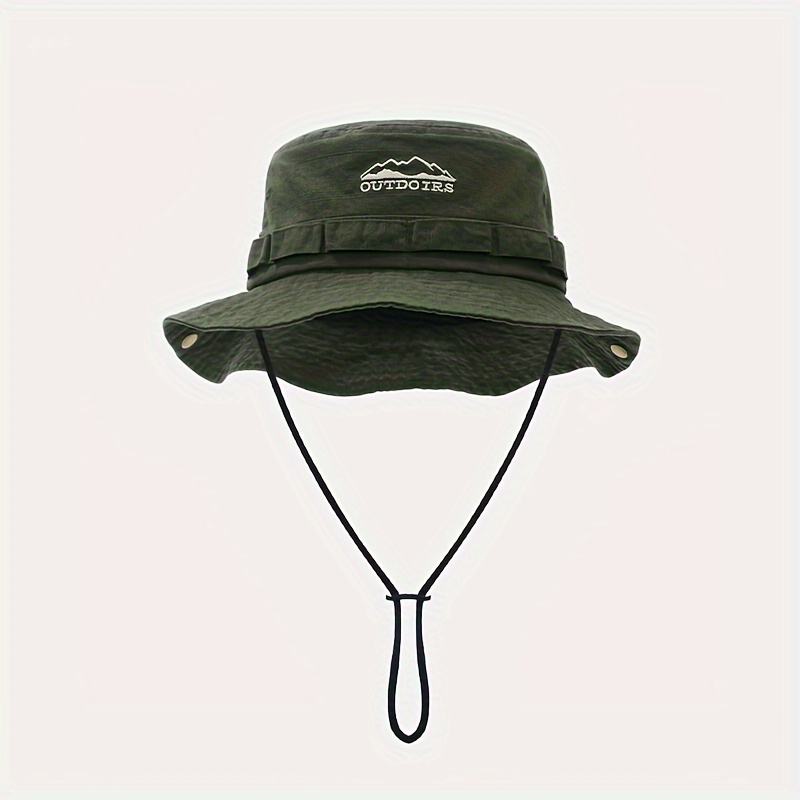 TEMU Retro Camo Bucket Hat Suitable For - Unisex Outdoor Sun Hat: Lightweight Summer Cap With Brim, Closure, Casual Sporty For -eye Coverage ( In )