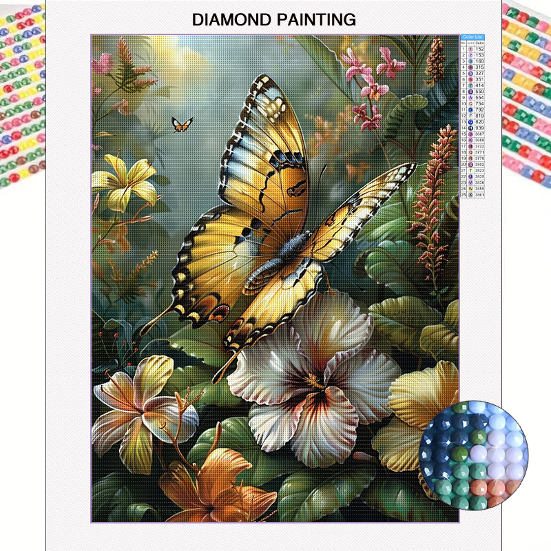TEMU 5d Full Diamond Round Diamond Painting Kit, Diamond Painting Craft, Mosaic Decoration Craft Wall Art, Animals, Scenery, 30*40 Cm/ 11.8*15.8