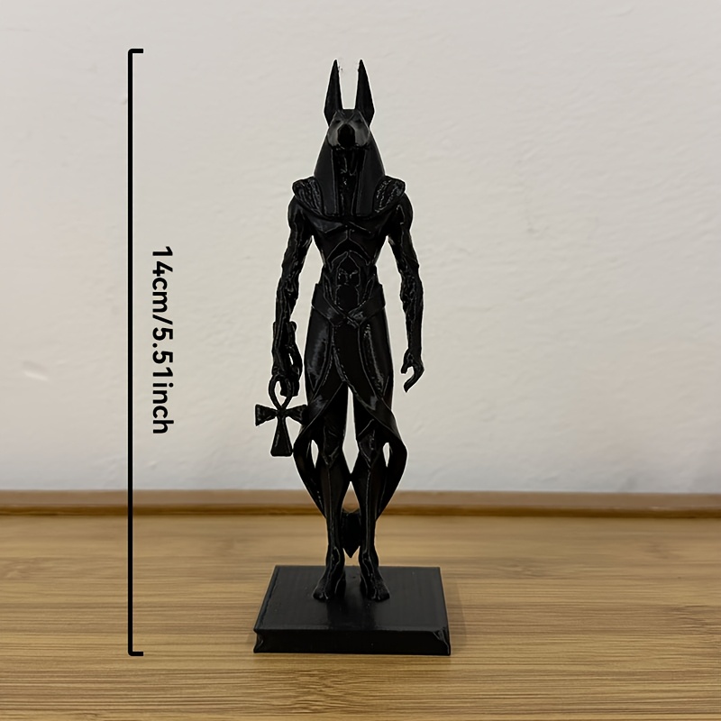 TEMU Statue Corps Imprimée en 3D, Décorée d'une Croix à Main, avec un Design Polygonal Facile et une , Convient pour la Décoration de , la Décoration