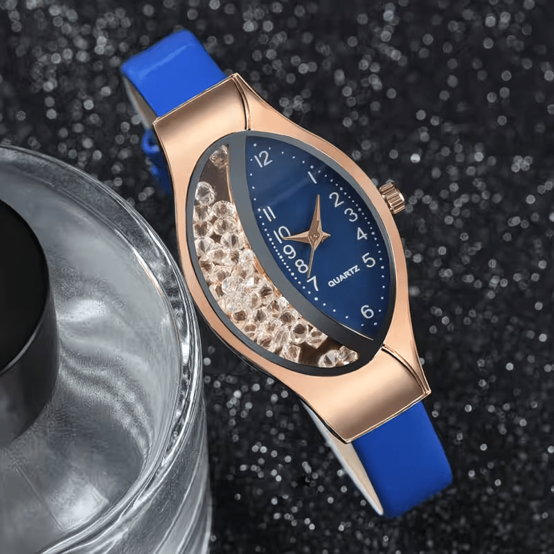 3pcs Elegant Women's Quartz Watches Set, Gift for Her