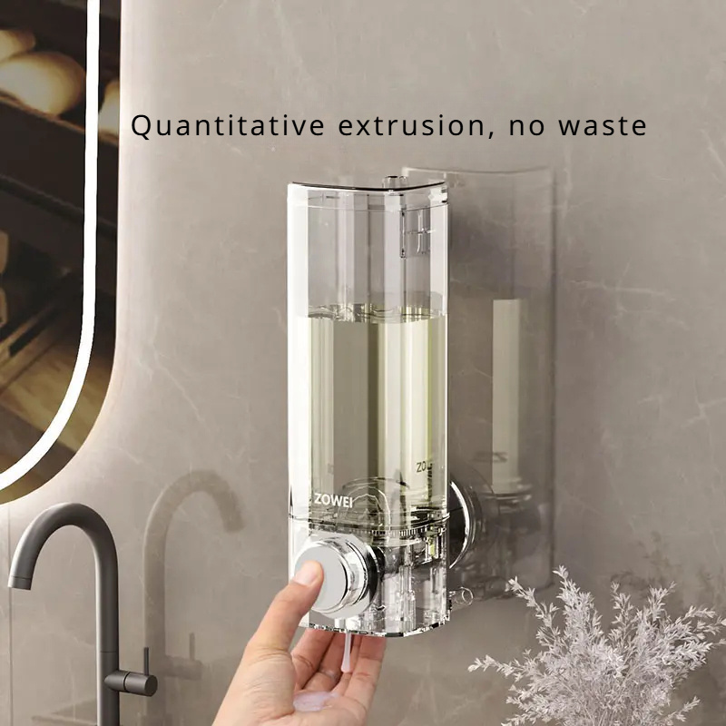 

-mounted Dispenser, No-drill Suction, , Shampoo, , Plastic, Bathroom , 1pc
