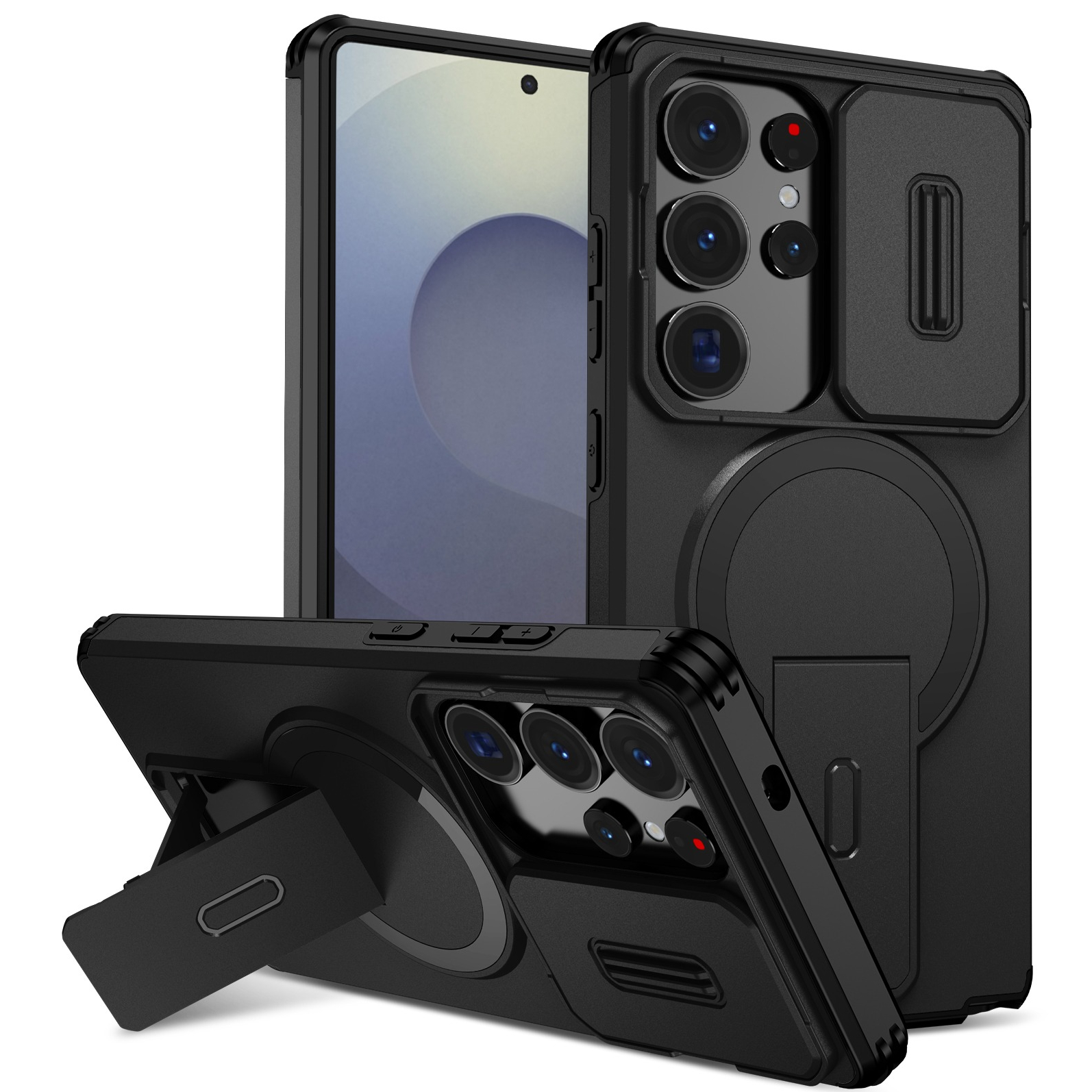 TEMU Phone Case: Suitable For For Galaxy S26/s26 Ultra/s25/s25 Plus/s25 Ultra/s24/s24 Plus/s24 Ultra Phone Case With Sliding Camera Cover   [full
