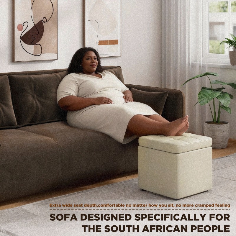 Versatile Three-Seater Sofa Perfect for Living Room Bedroom Office or Apartment Decor