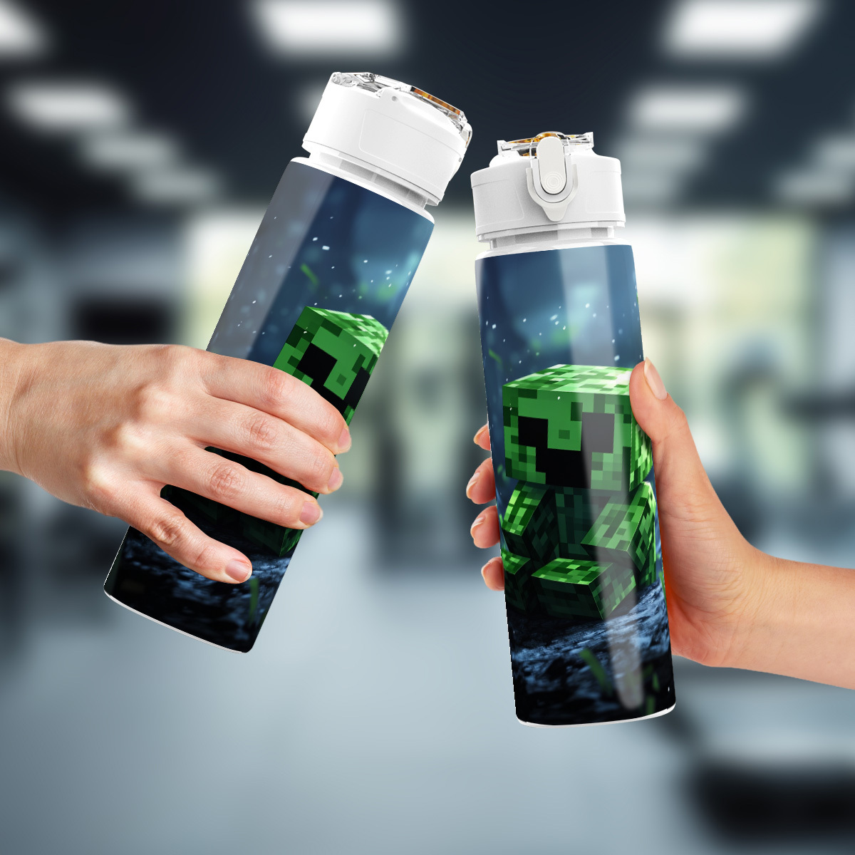 Bouteille d'eau en plastique de 750 ml | Anti-fuite, facile à nettoyer, légère, idéale pour pique-nique, voyage et usage domestique, sûre pour boire, cadeau parfait pour Noël, le Nouvel An, Thanksgiving