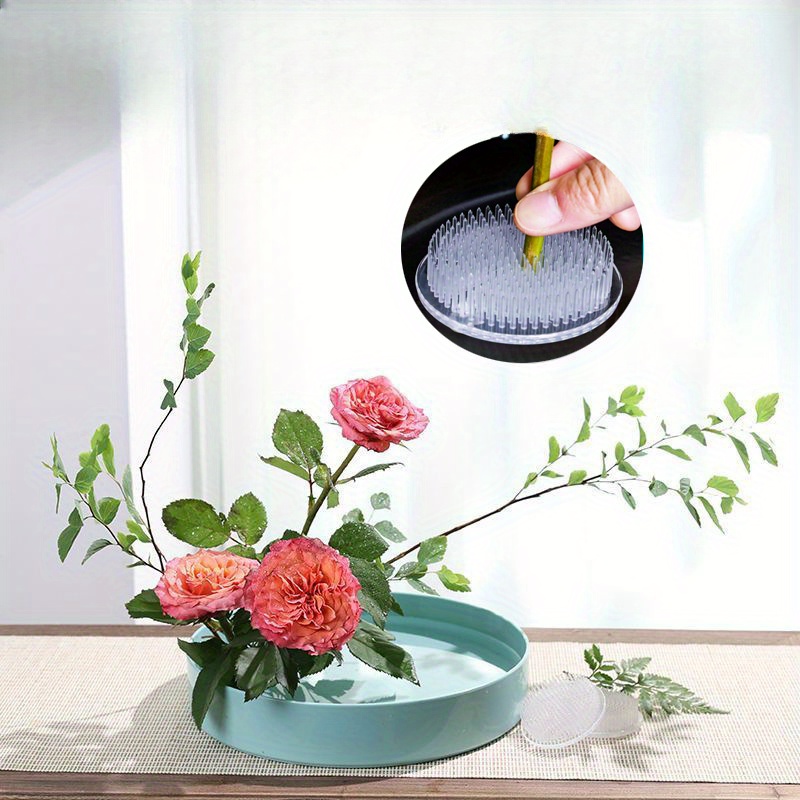 E-shop Transparentes Kunststoff---Blumenarrangement-Gerät im Zen-Stil für Chinesische und Japanische Blumenwege, Xiaoyuan Liuchi Fang
