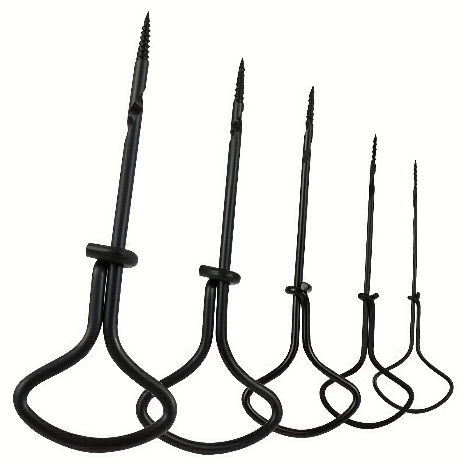 5pcs Manual Hand-operated Chestnut Drill Bit Set- Wood Drilling Kit For Diy, Nut Cracking, Shelling& Crafting, Portable Hand For-friendly& Outdoor Activities(no Power)