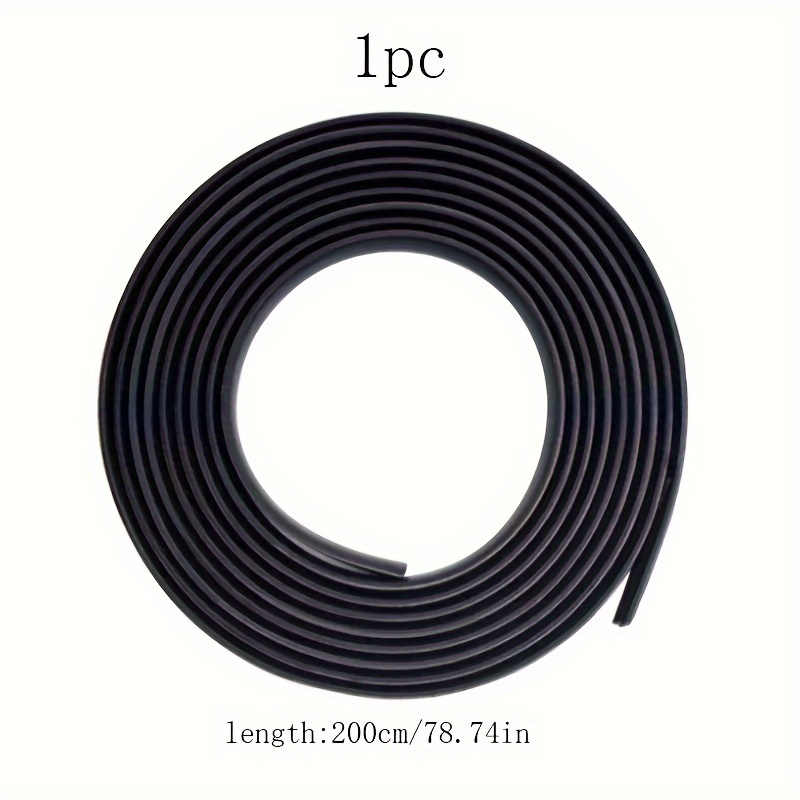 Image of A 78.74-inch Self-adhesive Seal Strip For Cars, Designed For The Front Windshield, T-shaped Seal To Prevent Balcony Leaks And Soundproofing.