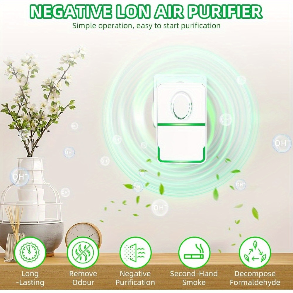 2/ 4/ 8pcs Plug-in Air Ionizer, Filterless Silent Ionic Air... product image 2