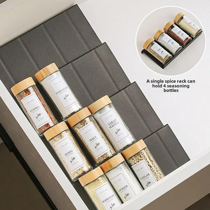 Ikea Kitchen Ikea Spice Organizer For Drawer Expandable Drawer Spice Organizer With Slanted Tier Design, 2