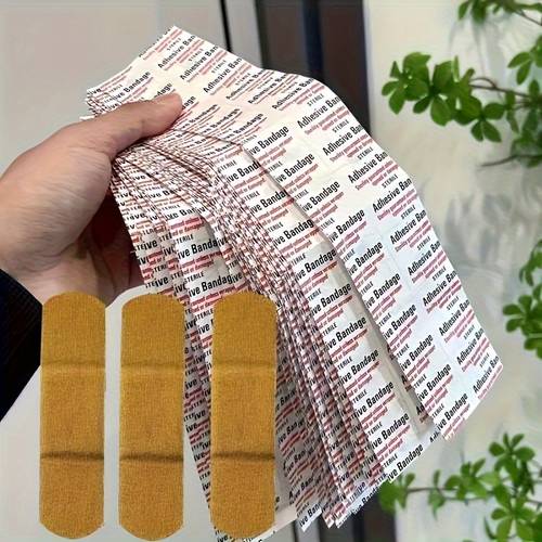 100pcs bandage patches suitable for home use breathable and high quality pe material individually packaged