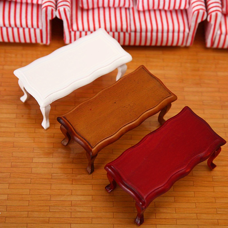 

Miniature Table - For Diy , & - , Red,