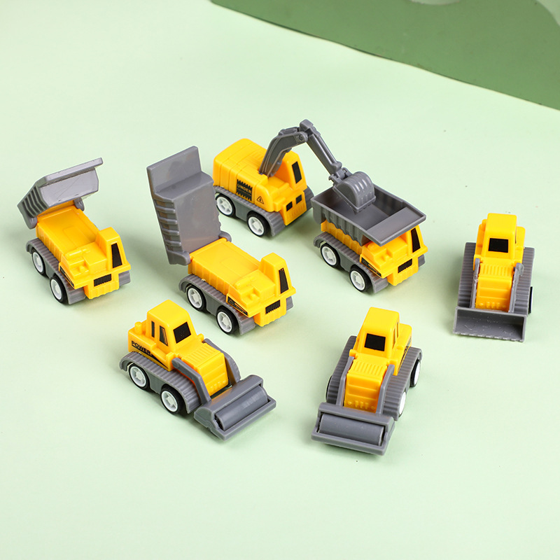 6pcs Construction Vehicles Pull Back Trucks for Kids