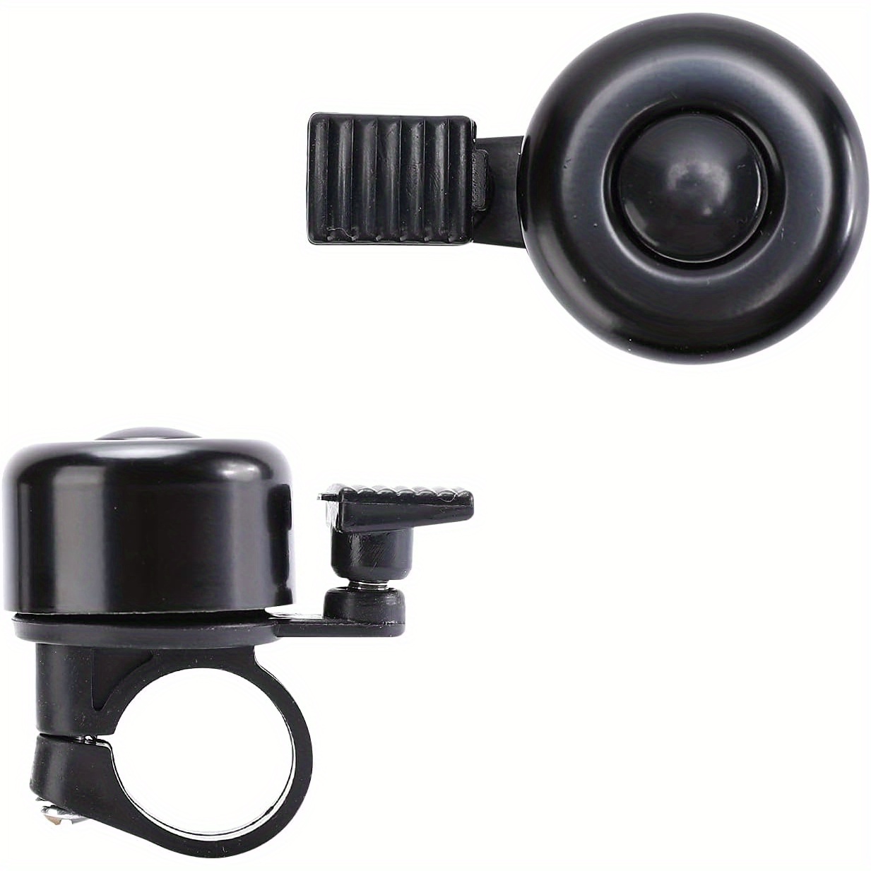 Brands Bike Bell For Bicycle, 2pcs Mini Aluminum, Classic Pack Of Bells Fit Handlebars.87-.89"