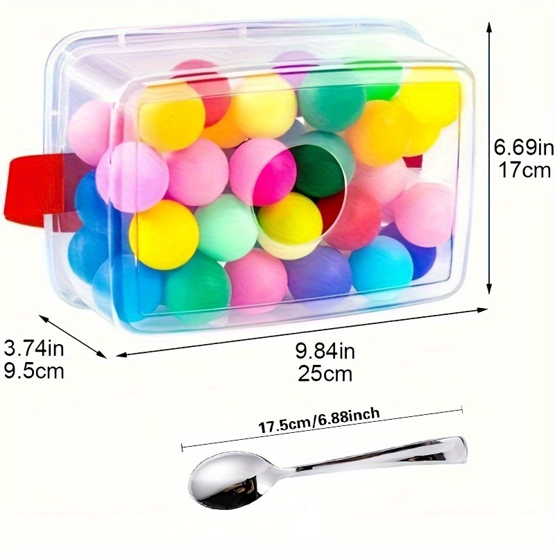 1 Set Outdoor Family Party Game - Shake Ball Box with 30 Colorful Balls, Perfect for Christmas, Thanksgiving, & Halloween Gifts, No Electricity Needed, Ideal for Creating a Memorable Holiday Gathering, Game Accessories|Vibrant Game Set|Durable Plastic