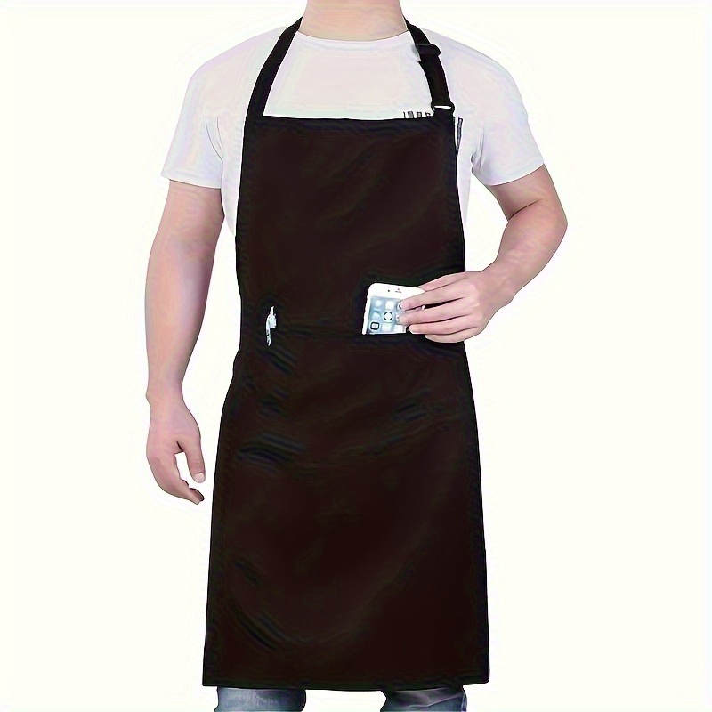 E-shop Personalisierbares Küchenschürzen - Strapazierfähiges Polyestergewebe mit verstellbarem Nackenriemen und großem Taschenfach - Personalisiertes