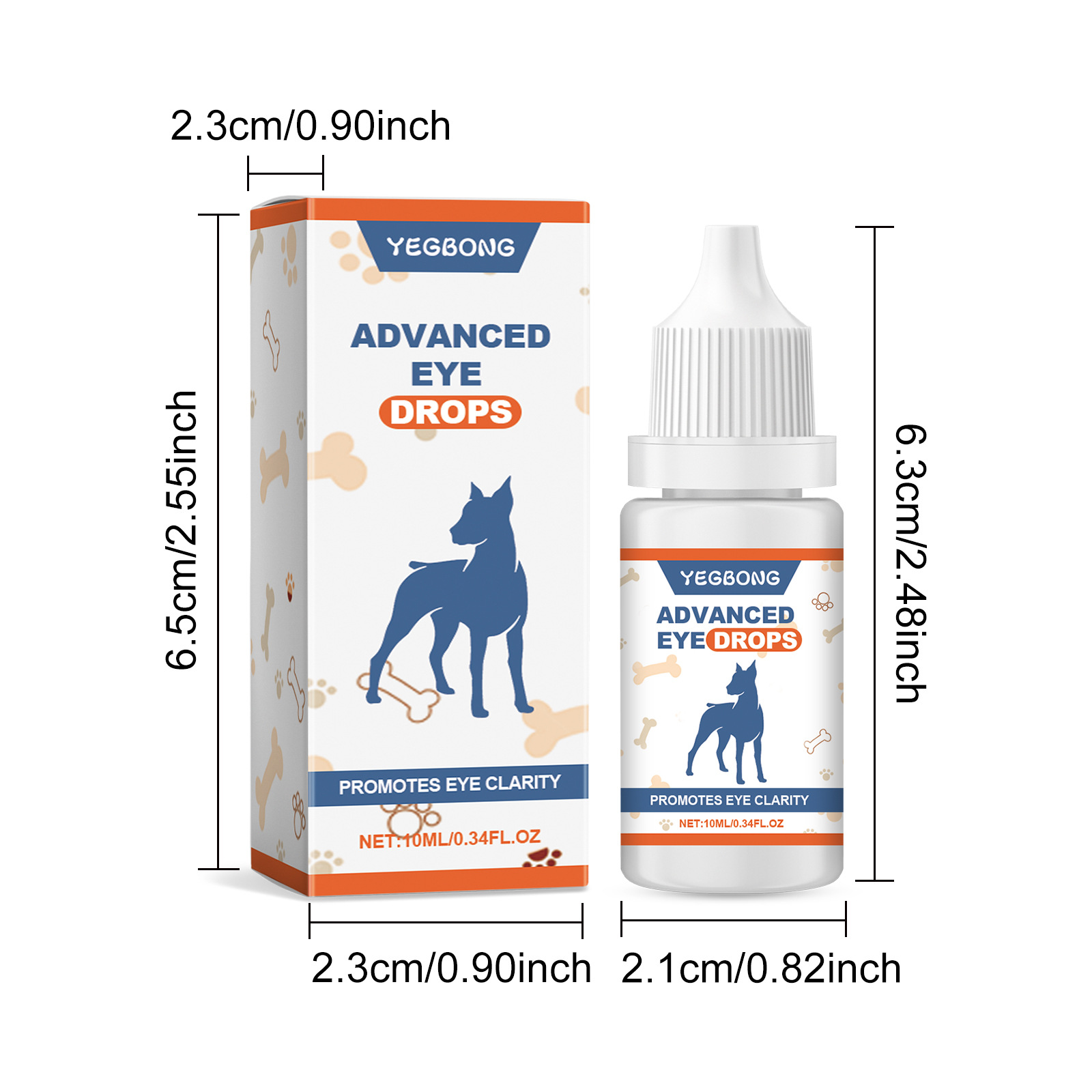 Yegbong Advanced Eye Drops for Dogs, 10ml/0.34fl.oz, Promotes Eye Clarity, Premium Pet Eye Care Solution, Effective Eye Health Support for Canine, High - Quality Dog Eye Drops for Global Pet Owners - Image 7