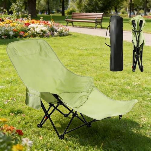 portable folding lounge chair essential for camping leisure recliner 135 degree reclining lawn chair effortless folding with 135 degree comfortable support in ideal for campground lounging beach relaxation and park