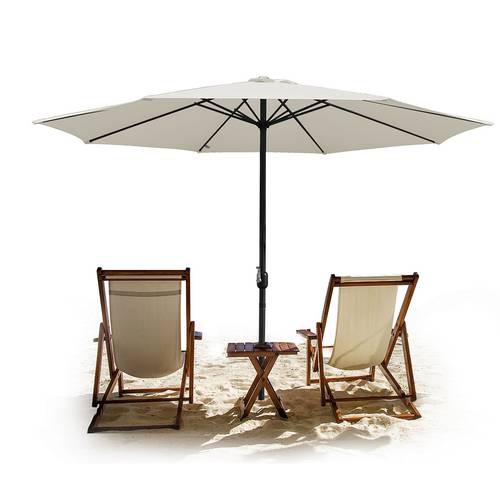 3 5m patio umbrella with practical crank 11 5ft large hanging sunshade one person setup outdoor parasol uv protective shelter for terrace portable foldable design
