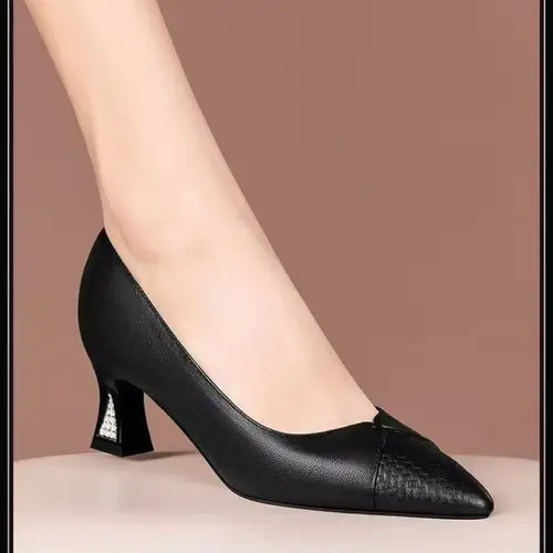 temu dress shoes for women sold on United States Women's Pumps Low Chunky Block