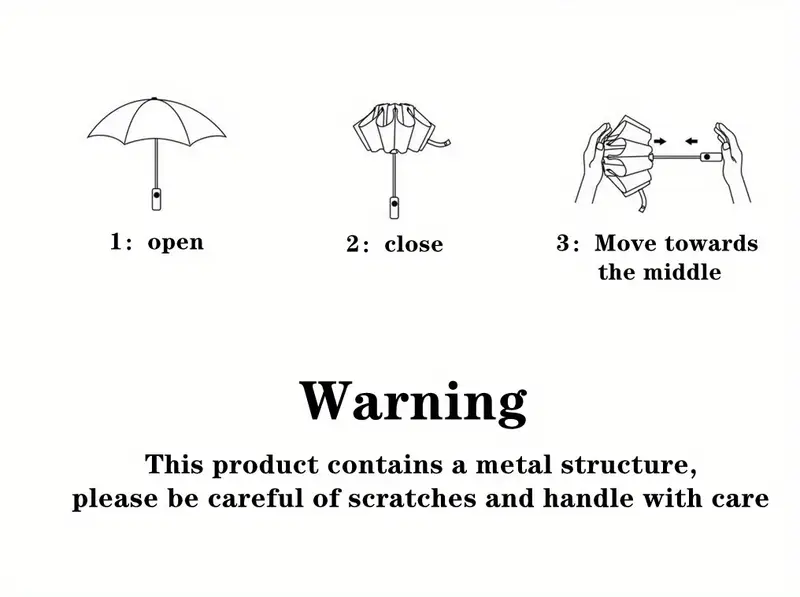 simple and stylish 1pc fully automatic enlarged womens folding umbrella windproof sunscreen uv protection 10 rib structure single color reverse opening and closing reflective strip design suitable for daily travel heavy duty windproof umbrella suitable for all weather details 16