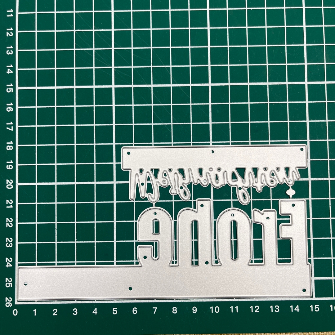 Image of New Christmas Greeting Cutting Mold Set For , Photo Album, And Card Making, Die-cutting, Embossing